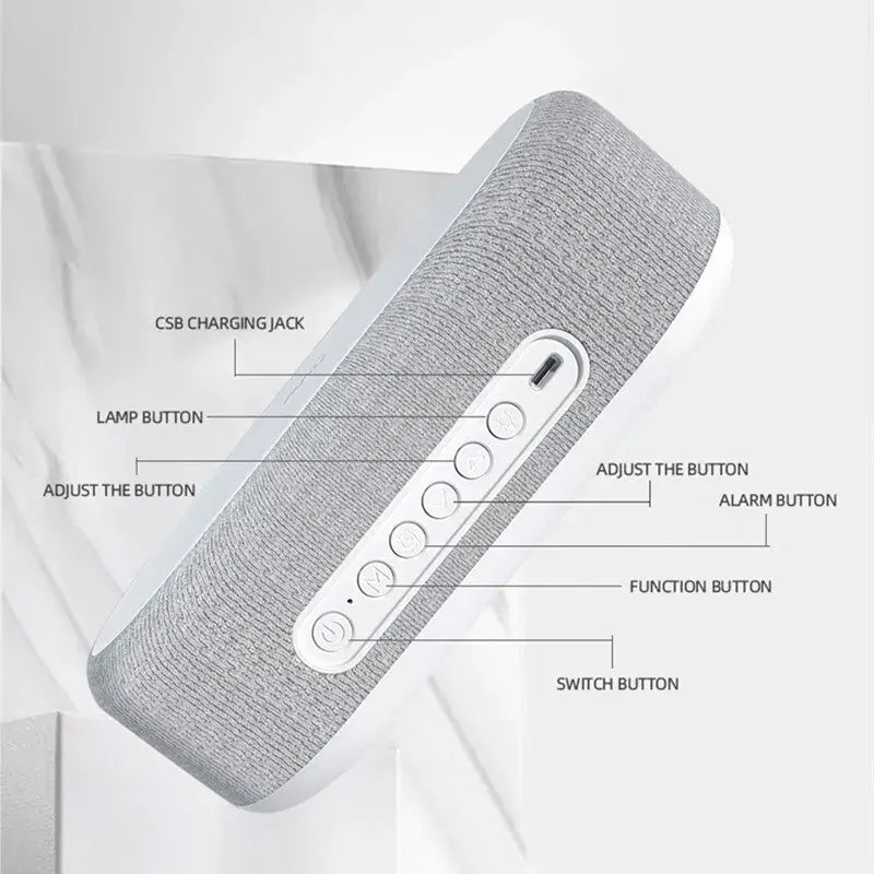 Wireless Charger Alarm Clock WEM Support (www.WEM.support)