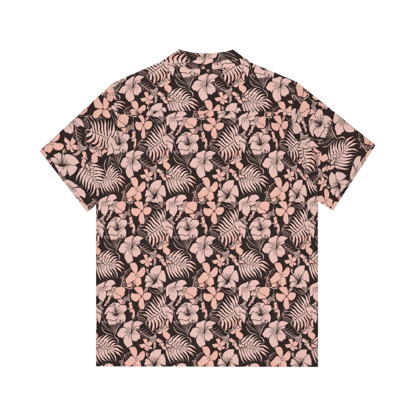 Men's Pink Floral Hawaiian Shirt WEM Support (www.WEM.support)