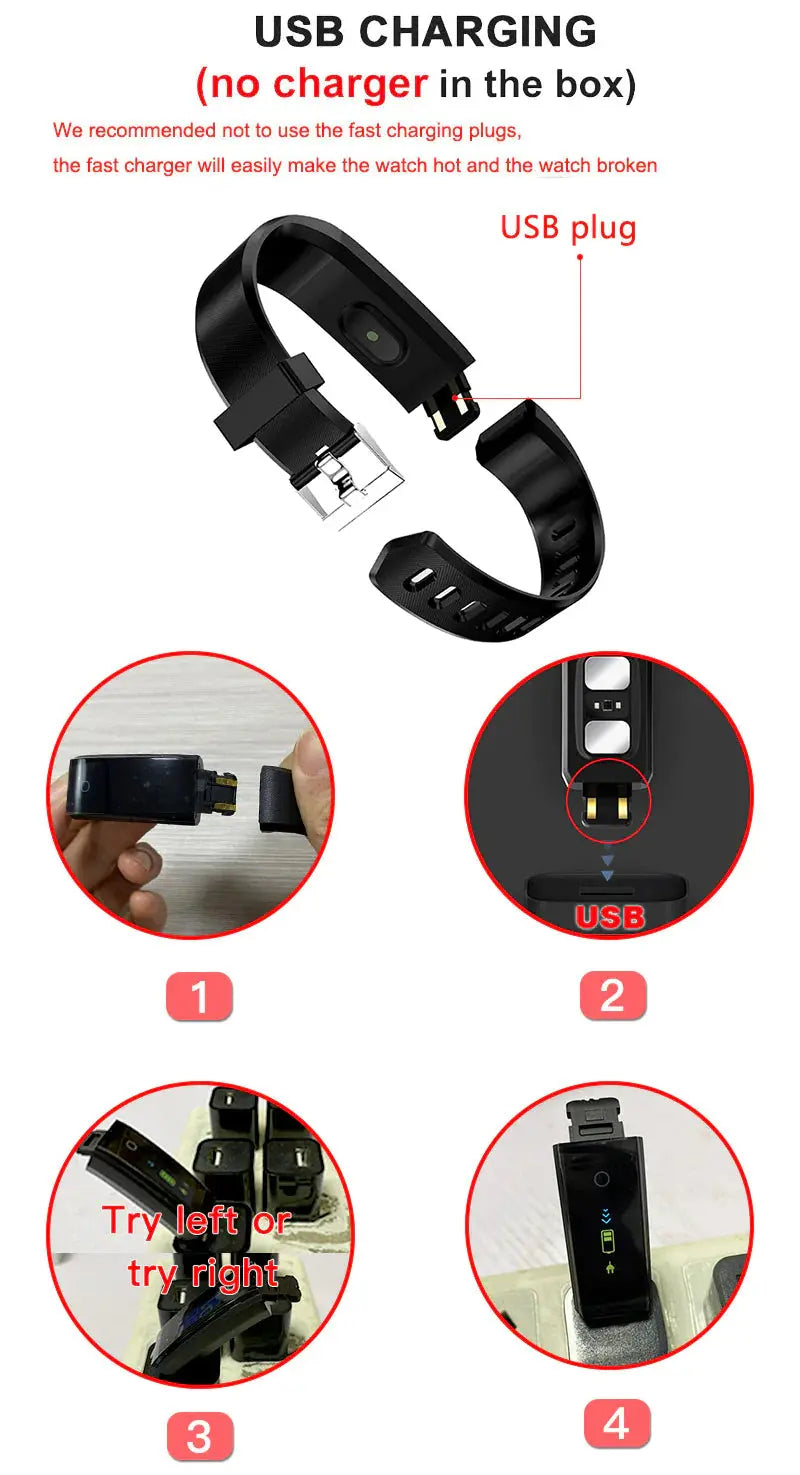 Fitness Smart Watch Activity Tracker Heart Rate For Women Men Oxygen BP Monitor, Fitness Tracker Heart Rate My Store
