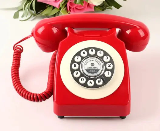Household Vintage Card Recording Telephone WEM Support (www.WEM.support)