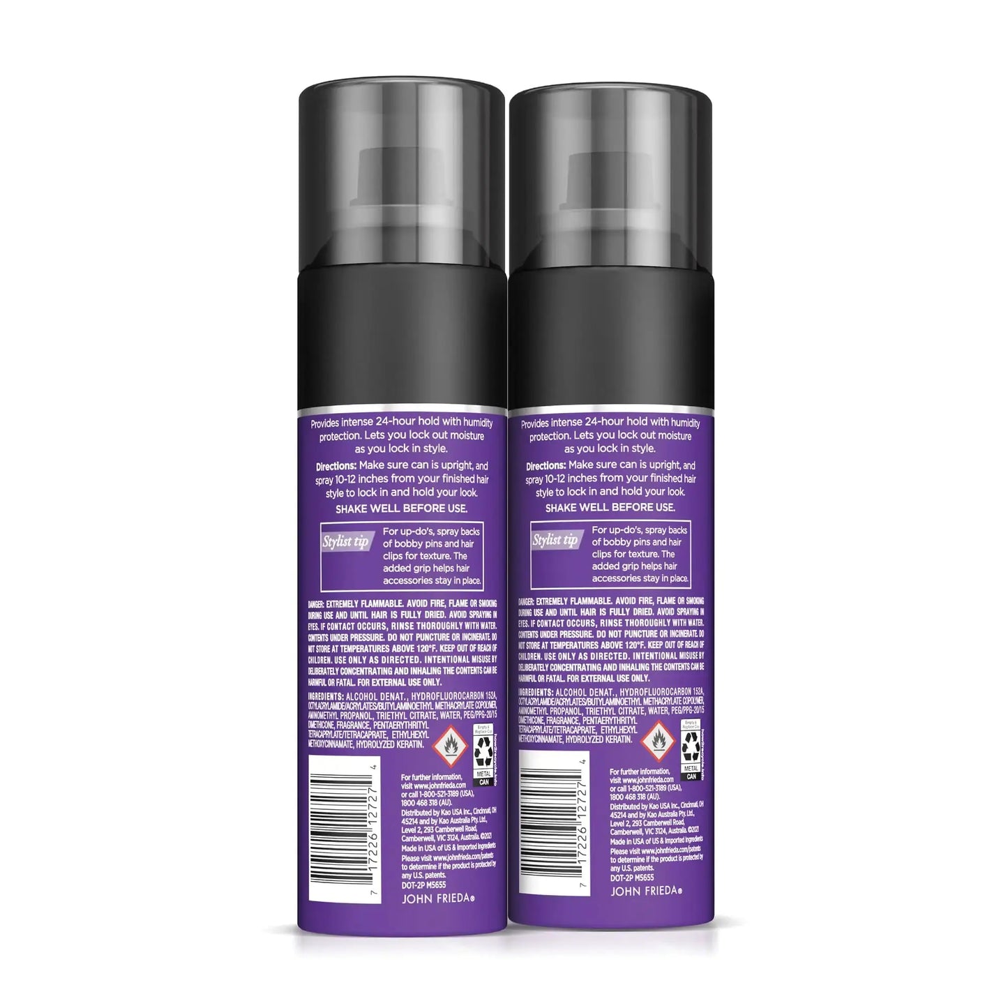 John Frieda Anti Frizz, Frizz Ease Firm Hold Hairspray, Anti-Humidity Spray for Hair, for 24-hour Hold, 12 Oz, Pack of 2 12 Ounce (Pack of 2) My Store