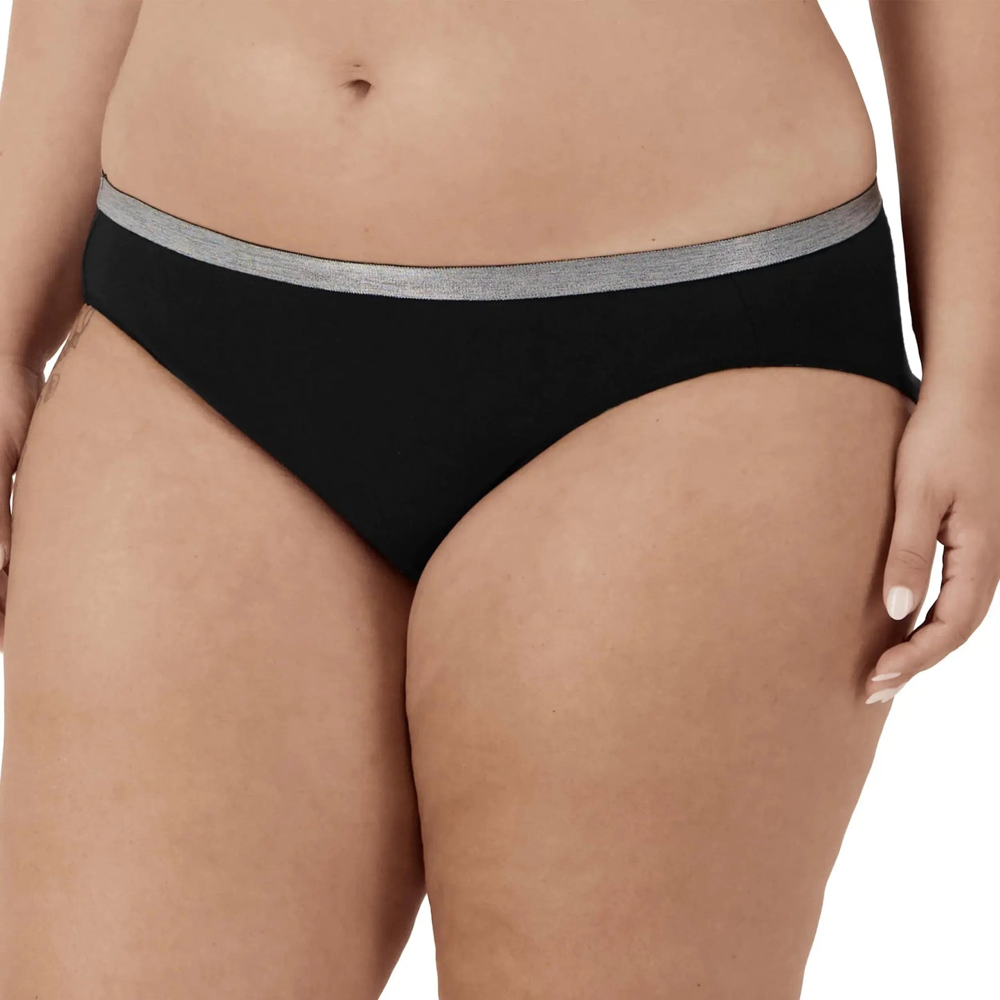 Hanes Women's Just My Size Brief Underwear, Cotton Stretch Brief Panties, Plus Sizes, 5-Pack 11 White/Grey/Blue/Pink/Black, Hanes Women's Cotton Briefs My Store