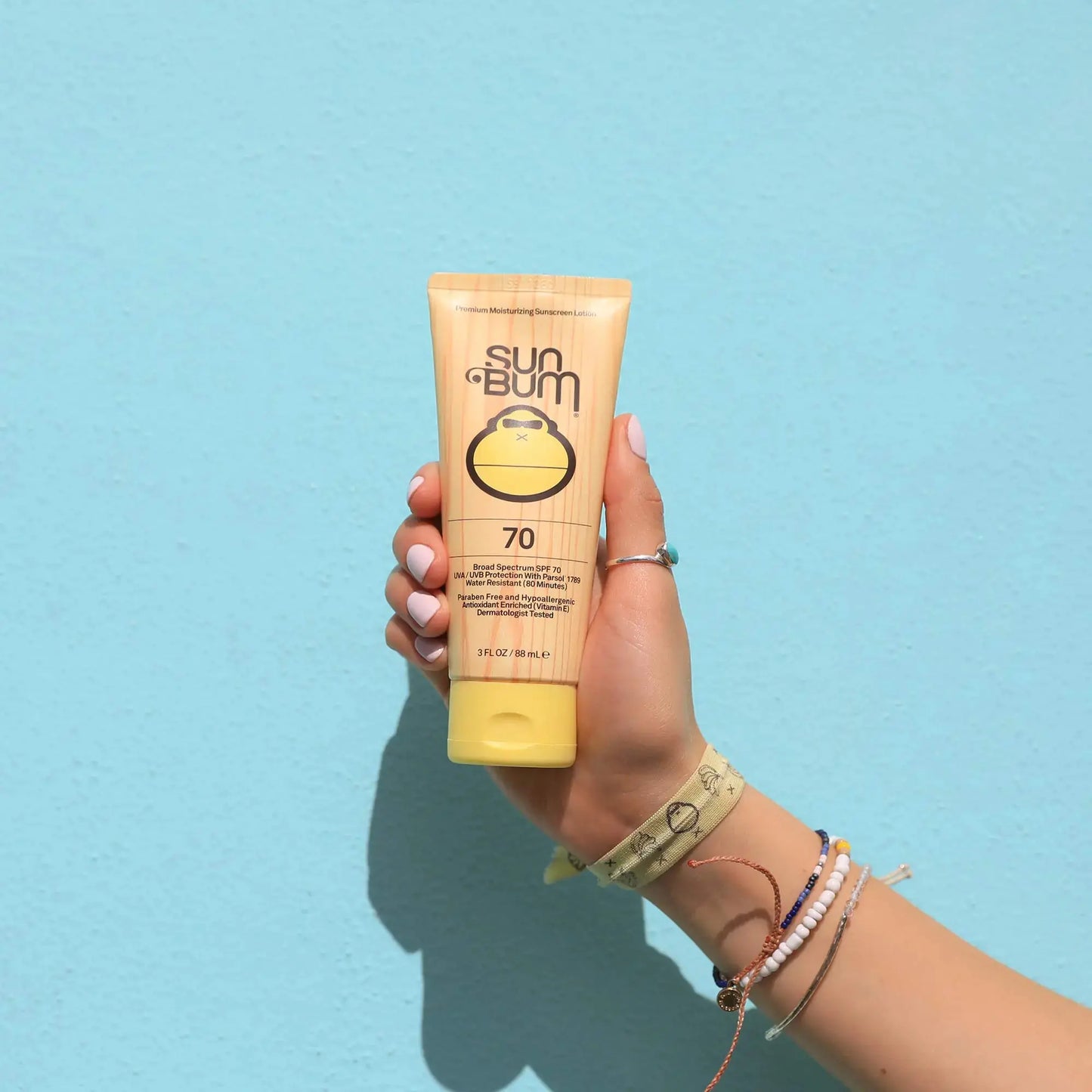 Sun Bum Original SPF 70 Sunscreen Lotion | Vegan and Hawaii 104 Act Compliant (Octinoxate & Oxybenzone Free) Broad Spectrum Moisturizing UVA/UVB Sunscreen with Vitamin E | 3 oz 3 Fl Oz (Pack of 1) My Store
