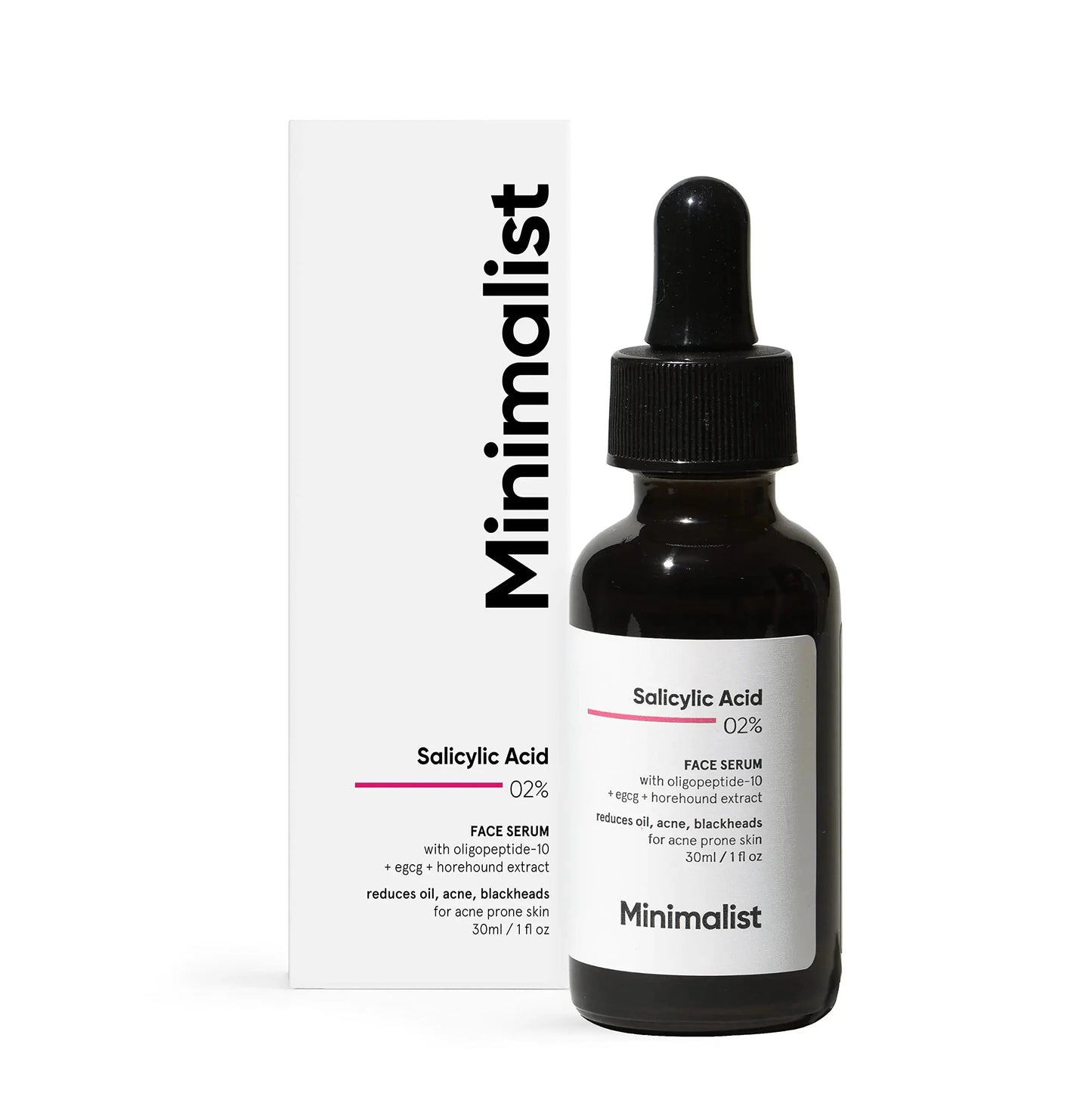 Minimalist 2% Salicylic Acid Serum For Acne, Blackhead & Open Pores | Reduces Excess Oil & Bumpy Texture | BHA Liquid Exfoliant for Acne Prone & Oily Skin | For Women & Men | 1 Fl Oz/30ml My Store