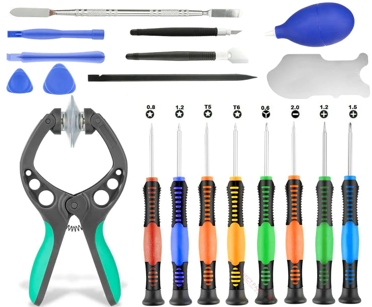 20 in 1 Mobile Phone Screen Opening Repair Tools Kit Screwdriver Set For iPhone WEM Support (www.WEM.support)