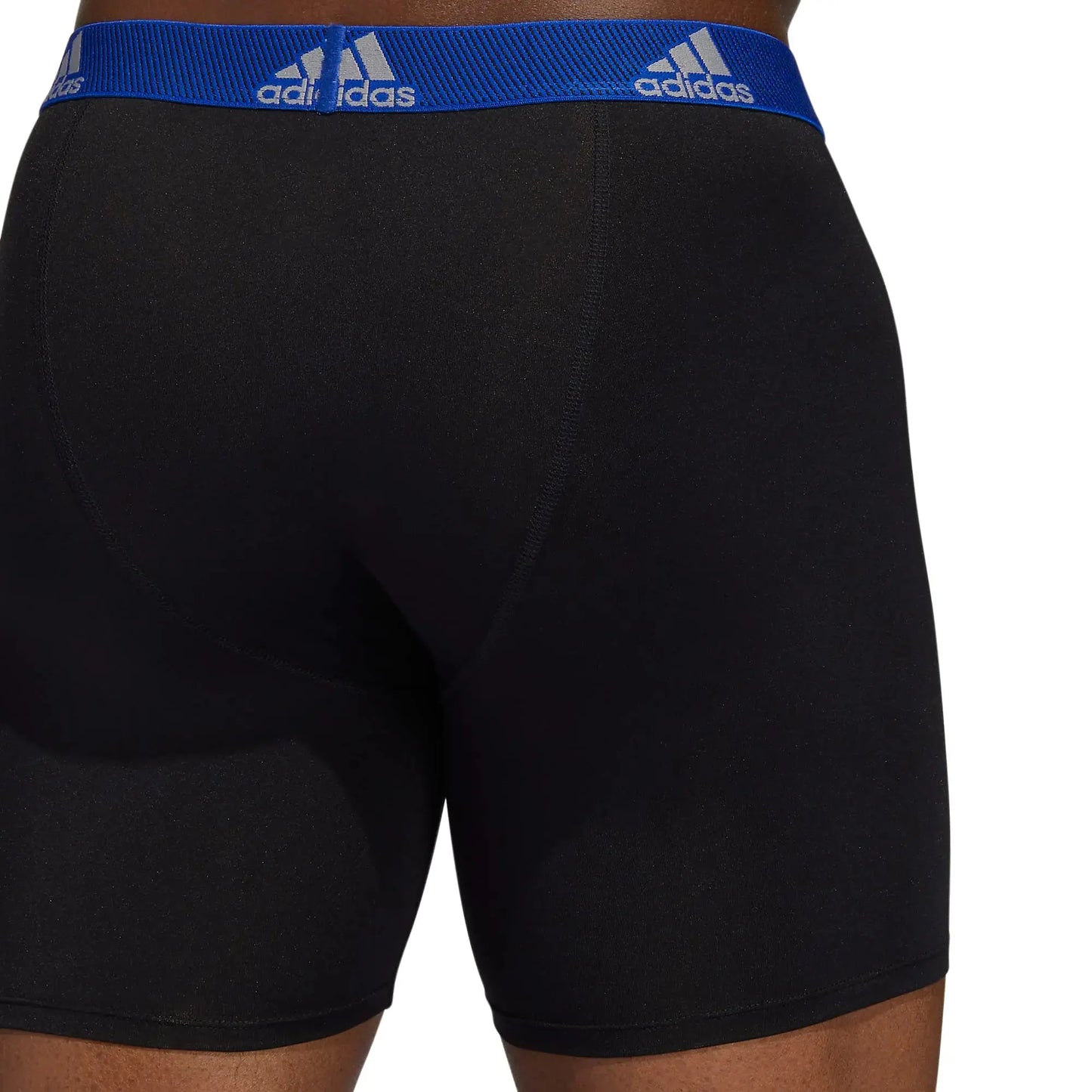adidas Men's Athletic Fit Microfiber Boxer Brief Underwear (3 Pack) Medium Black/Team Royal Blue/Impact Yellow My Store