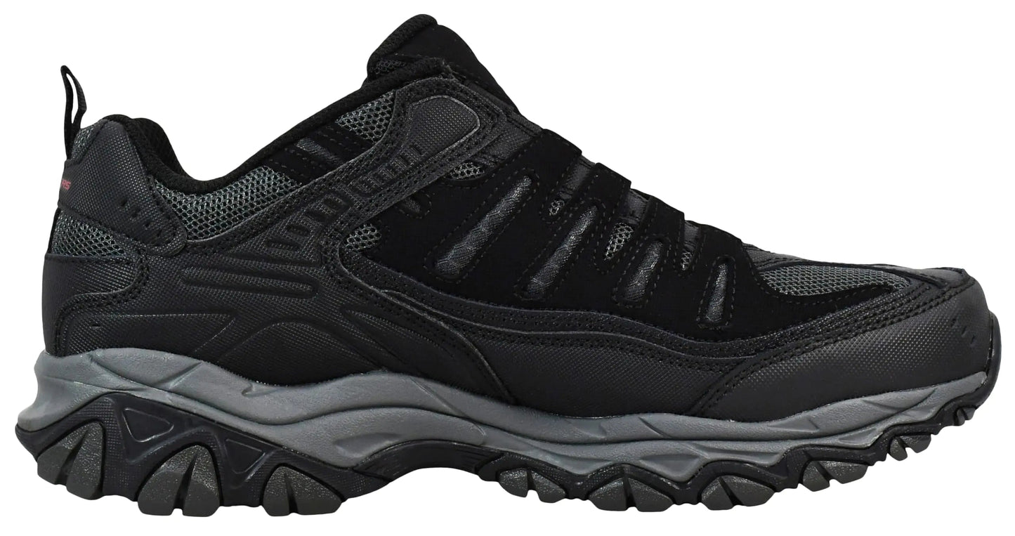 Skechers Mens Afterburn M fit Wonted 9 X-Wide Black/Charcoal My Store