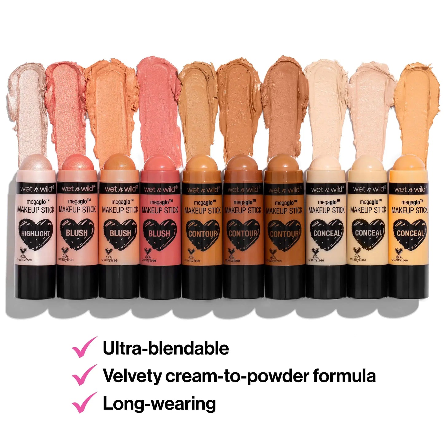 wet n wild MegaGlo Makeup Stick, Buildable Color, Versatile Use, Cruelty-Free & Vegan - Call Me Maple and Conceal and Contour Neutral Follow Your Bisque,1 Ounce (Pack of 1),807 Bundle Makeup Stick + Stick, Follow Your Bisque My Store