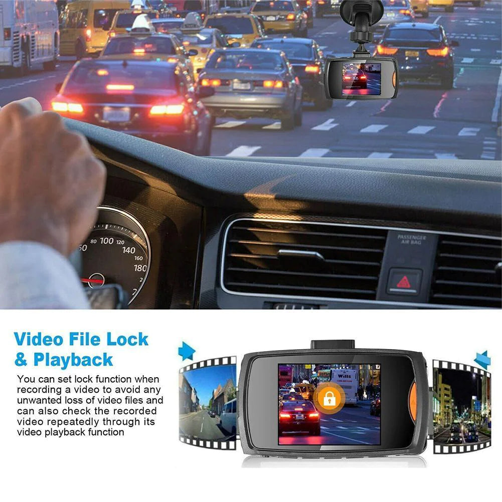 2.7'' Full HD 1080P Dash Cam Car DVR Front & Rear Camera Night Vision G-Sensor WEM Support (www.WEM.support)