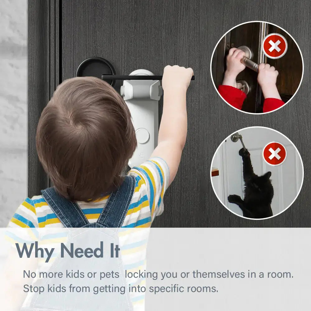Safety Door Lever Lock it provides peace of mind for parents and caregivers. With its sleek design, it seamlessly blends with your home decor while keeping your loved ones protected. My Store