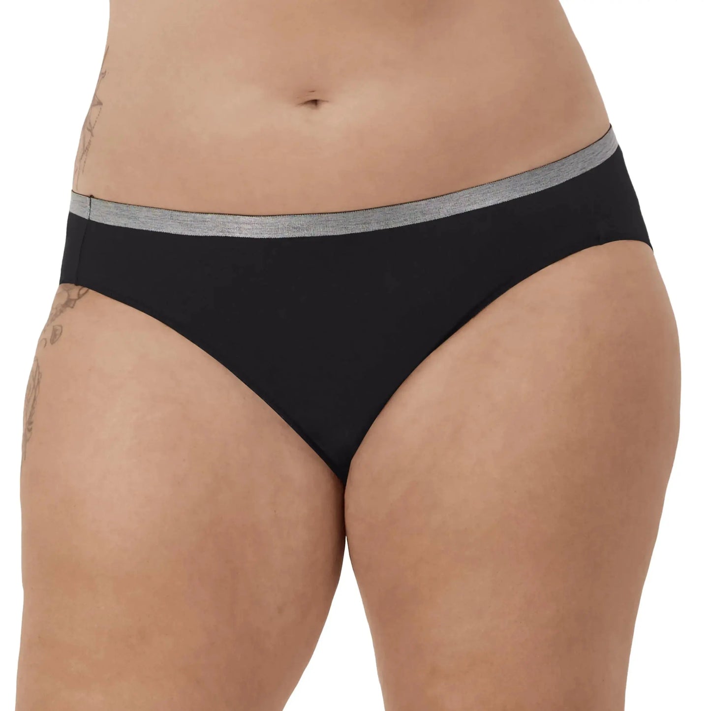 Hanes Women's Just My Size Brief Underwear, Cotton Stretch Brief Panties, Plus Sizes, 5-Pack 11 White/Grey/Blue/Pink/Black, Hanes Women's Cotton Briefs My Store