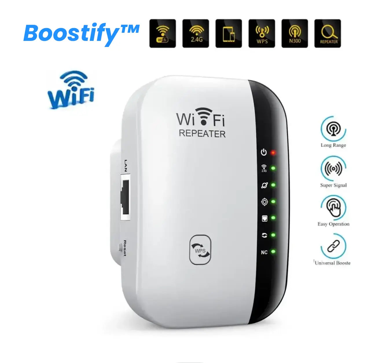 Wifi Booster Repetidor Amplifier Wifi Reapeter WEM Support (www.WEM.support)
