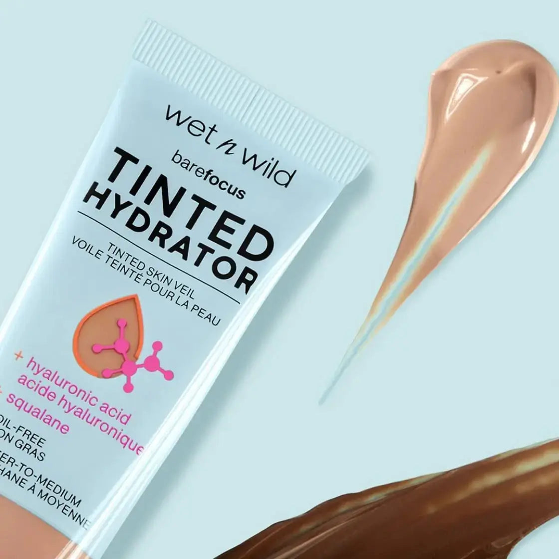 wet n wild Bare Focus Tinted Hydrator Matte Natural Finish, Oil-Free Tinted Face Moisturizer Makeup, Hyaluronic Acid, Squalane, Sheer To Medium Coverage, Medium Deep (Pack of 2) 0.91 Ounce (Pack of 2) My Store
