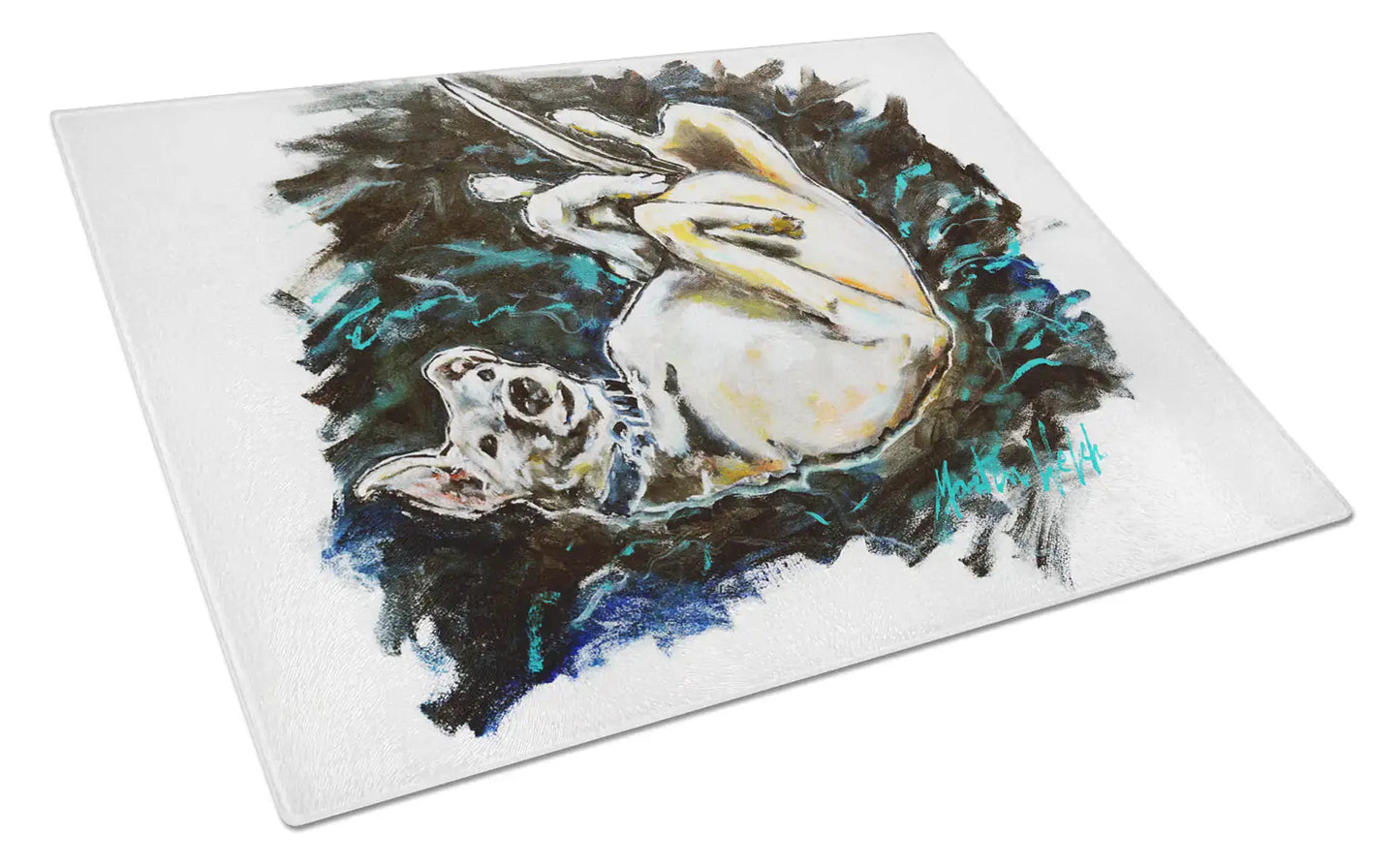 Happy Times Greyhoud Glass Cutting Board My Store