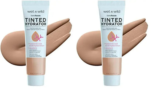 wet n wild Bare Focus Tinted Hydrator Matte Natural Finish, Oil-Free Tinted Face Moisturizer Makeup, Hyaluronic Acid, Squalane, Sheer To Medium Coverage, Medium Deep (Pack of 2) 0.91 Ounce (Pack of 2) My Store