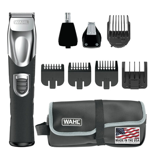 Wahl USA Beard Trimmer Rechargeable Lithium Ion All in One Beard Trimmer for Men with Detail and Ear & Nose Hair Trimmer Attachment – Model 9854-600B My Store