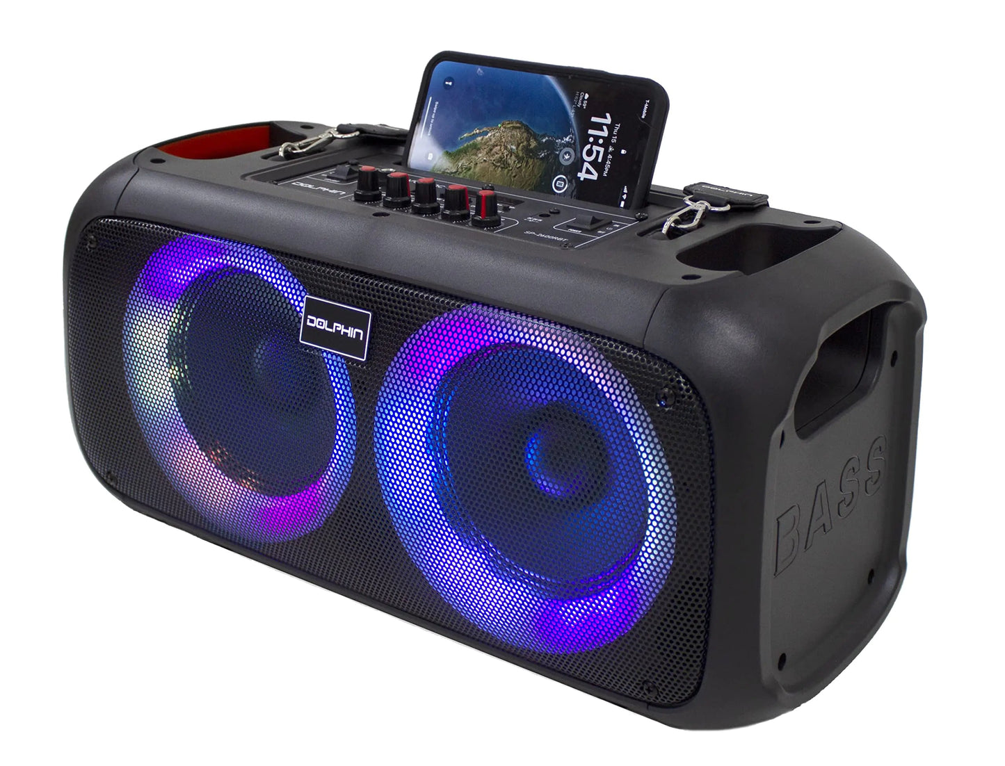 Dolphin Dual Woofer Portable Boombox - Crisp Sound HejK.com Marketplace LLC