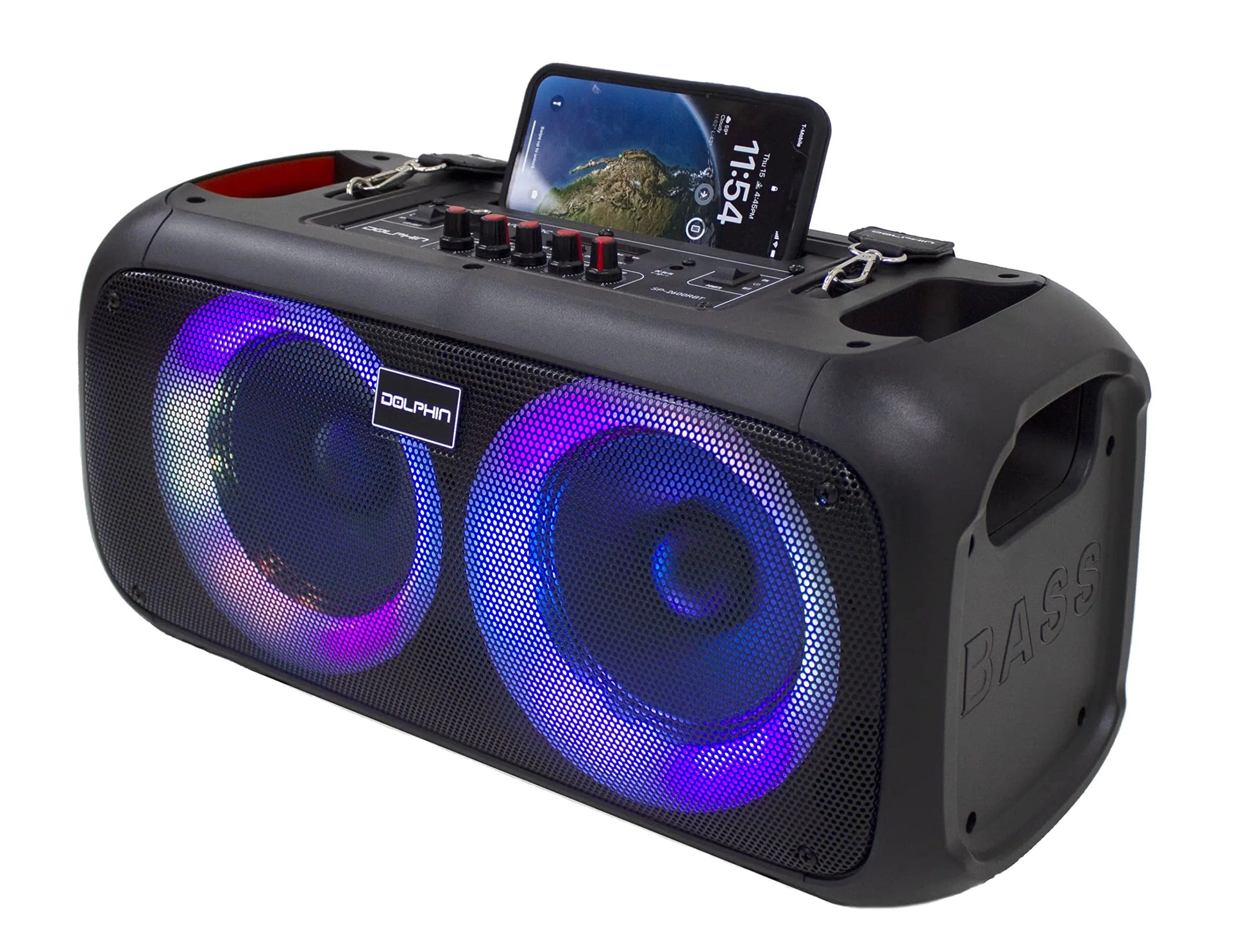 Dolphin Dual Woofer Portable Boombox - Crisp Sound HejK.com Marketplace LLC