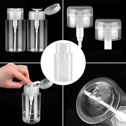 Nail Polish Gel Remover Tools Kit, Soak Off Cap Clip, UV Gel Polish Cuticle Pusher, 200ml Dispenser Bottle, 600 PCS Cotton Pads, Handle Brushes, 100/180 Nail File, Buffer Block, Finger Separators White-Set. My Store