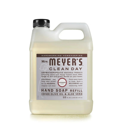 Mrs. Meyer's 651318EA Clean Day Liquid Hand Soap Refill, Lavender, 33 oz 33 Fl Oz (Pack of 1) My Store