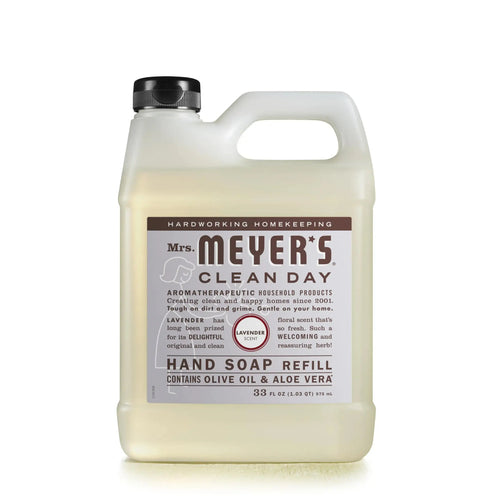 Mrs. Meyer's 651318EA Clean Day Liquid Hand Soap Refill, Lavender, 33 oz 33 Fl Oz (Pack of 1) My Store
