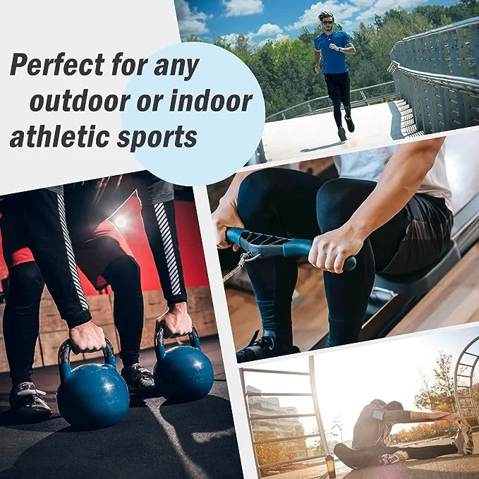 Men's Basketball Sports Tight Pants 3/4 Compression Workout Leggings Knee Pads WEM Support (www.WEM.support)