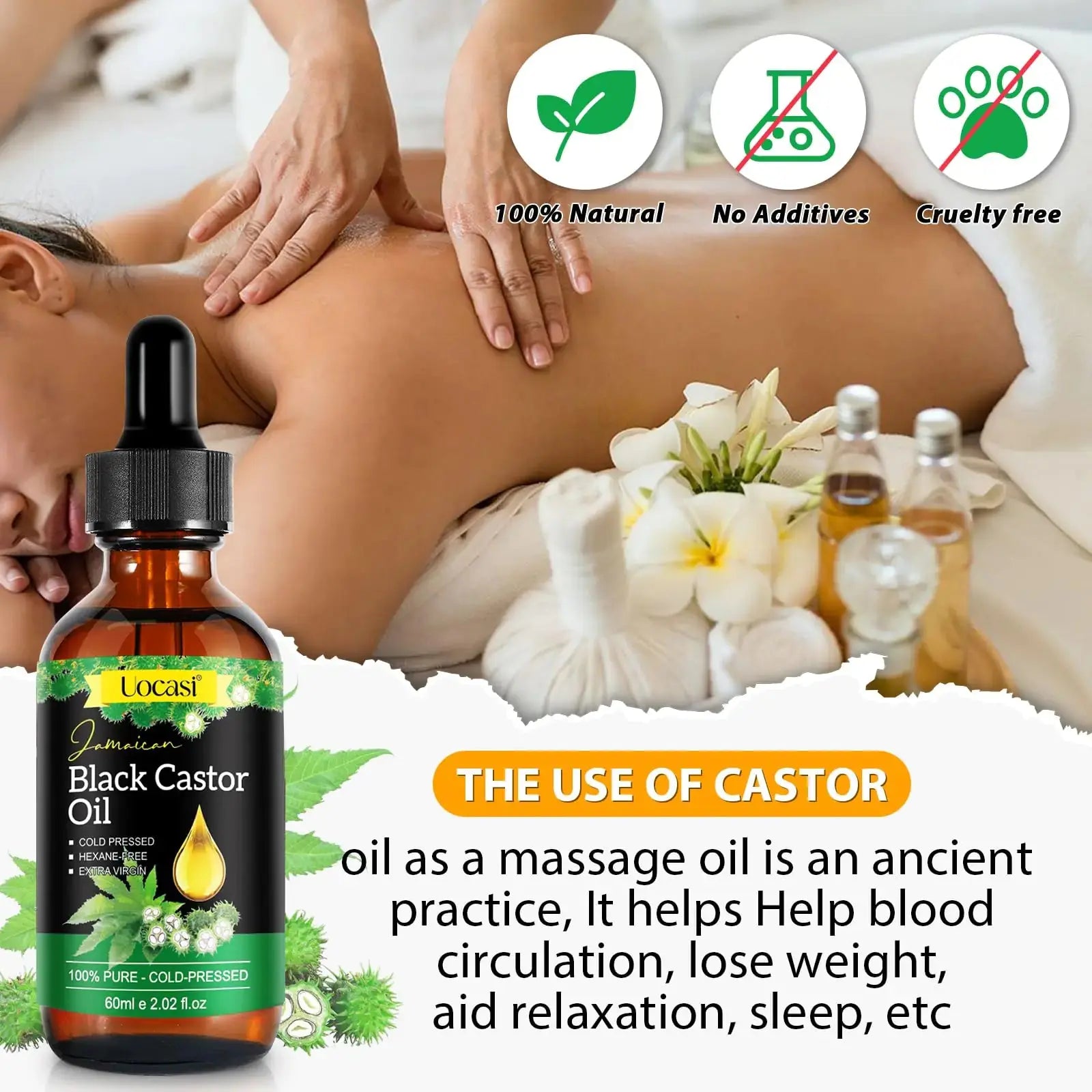 Jamaican Black Castor Oil - 100% Pure and Organic, Cold Pressed in Glass Bottles for Hair Growth, Eyebrow Nourishment, and Skin Hydration My Store