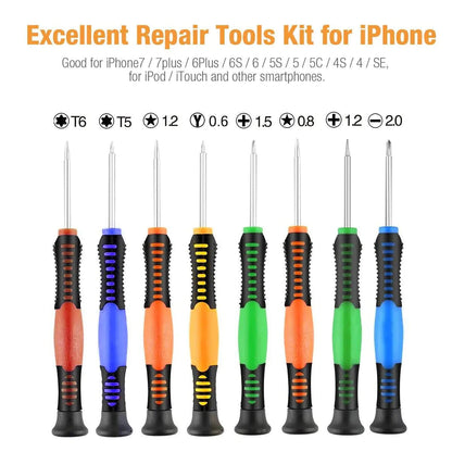 20 in 1 Mobile Phone Screen Opening Repair Tools Kit Screwdriver Set For iPhone WEM Support (www.WEM.support)