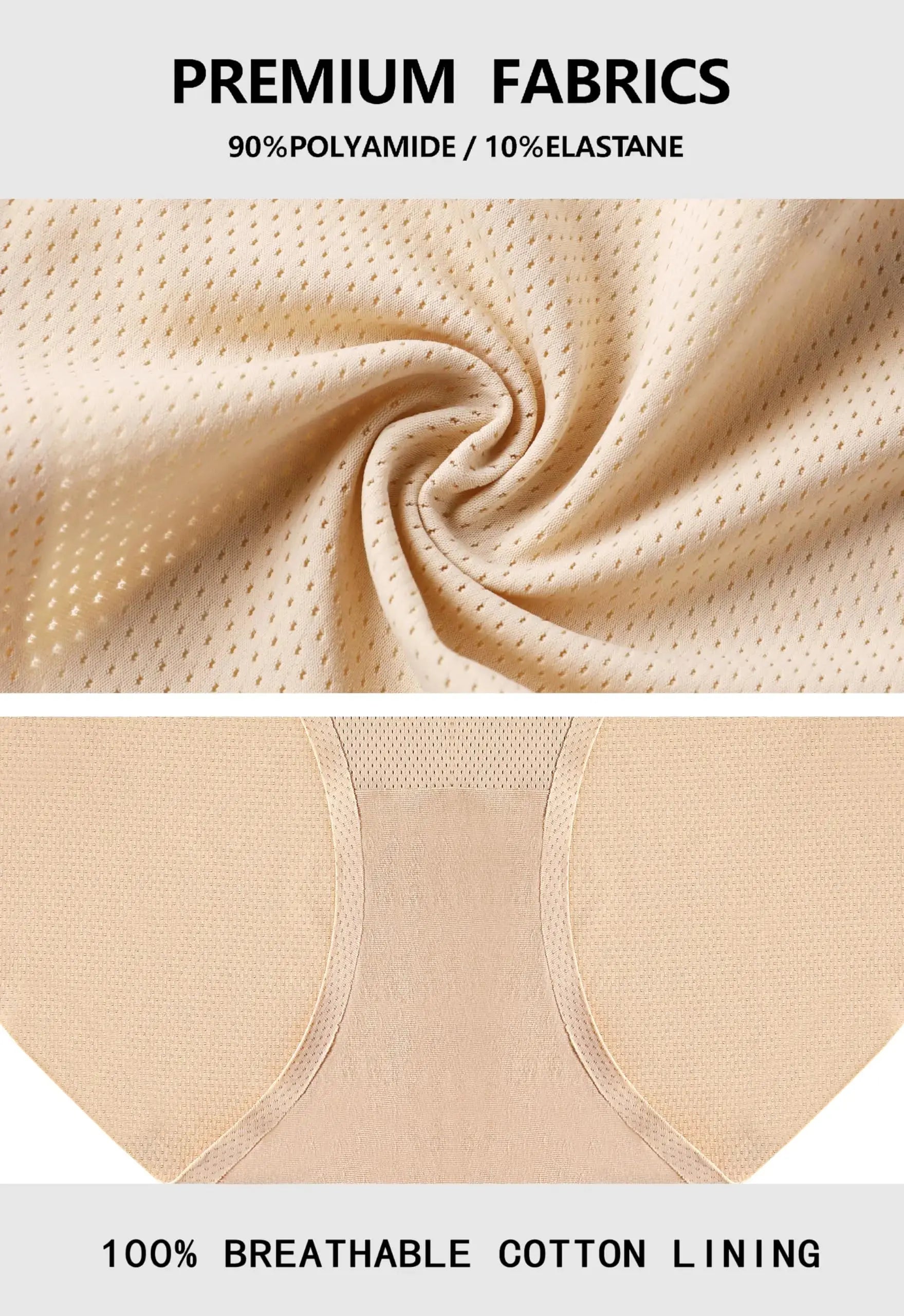 voenxe Women Seamless Hipster Underwear,Breathable Ladies Panties Bikini,No Show Briefs,Comfortable Undies for Women 5-Pack X-Small Coffee My Store