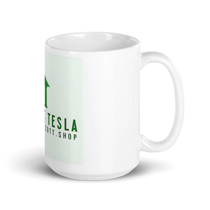 Weißer Glanzbecher HejK.com