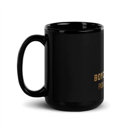 Sleek Black Ceramic Mug HejK.com Marketplace LLC