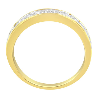 14KT Yellow Gold Diamond Channel Band Ring (1 cttw, H-I Color, SI2-I1 Clarity) WEM Support (www.WEM.support)