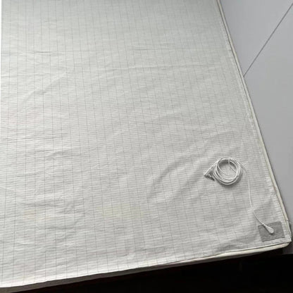 Grounding Bed Sheet Cotton Silver Fiber WEM Support (www.WEM.support)