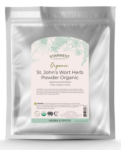 Starwest Botanicals Organic St. Johns Wort Herb Powder 1 Pound HejK.com Marketplace LLC