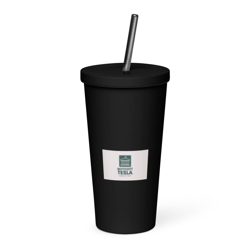 Thermal Cup with Straw HejK.com Marketplace LLC