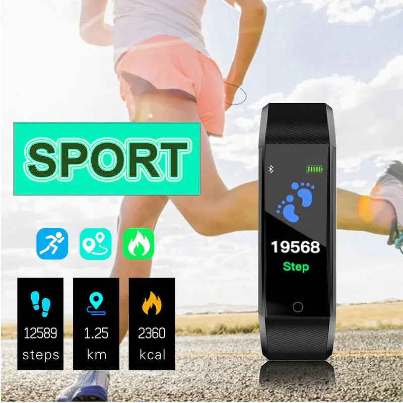 Fitness Smart Watch Activity Tracker Heart Rate For Women Men Oxygen BP Monitor, Fitness Tracker Heart Rate My Store