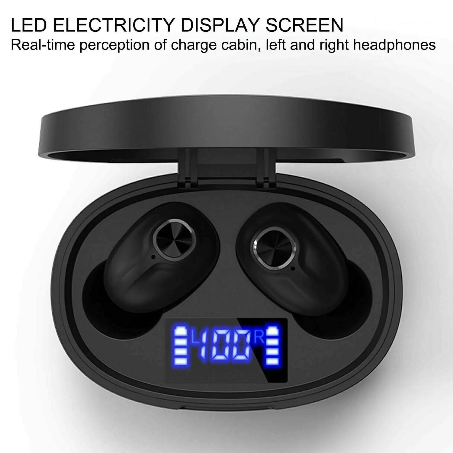 TWS Bluetooth Earbuds Waterproof Bluetooth 5.1 Headset Noise Cancelling Wireless WEM Support (www.WEM.support)
