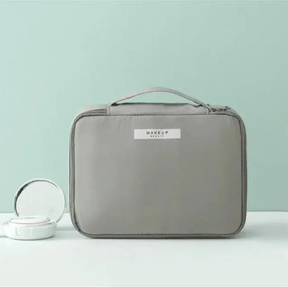 Makeup Bag Organizer Stylish his organizer features multiple compartments and pockets to store your makeup brushes, lipsticks, eyeliners, and more. My Store