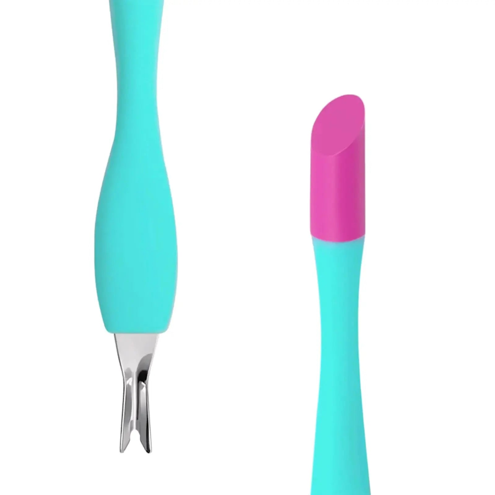 IVON 3pcs Cuticle Trimmer Pusher, Rubber Tip Soft on Nail Bed Green My Store