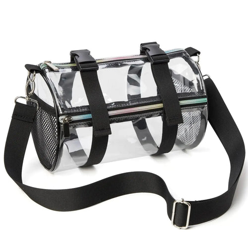 Clear Crossbody Purse Bag - Stadium Approved Concerts Bag Bucket Clear Bag 12"×12"×6" My Store