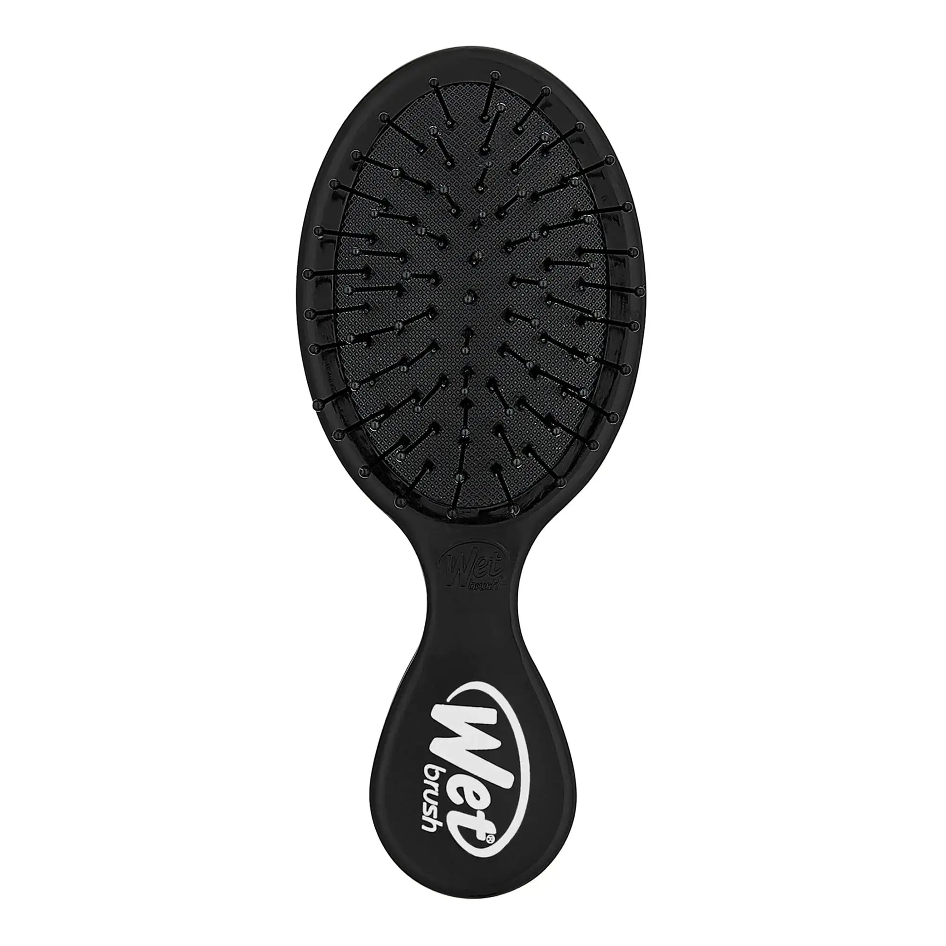 Wet Brush Detangling Brush, Mini Detangler Brush (Black) - Wet & Dry Tangle-Free Hair Brush for Women & Men - No Tangle Soft & Flexible Bristles for Straight, Curly, & Thick Hair Black 1 Count (Pack of 1) My Store