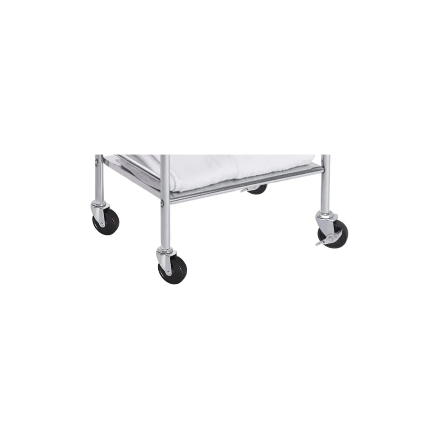 4x 3 Inch Rubber Casters Heavy Duty Safety Brake Wheels For Wire Shelving Rack WEM Support (www.WEM.support)