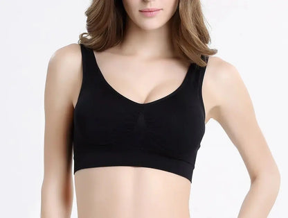 Vermilion Bird Women's 3 Pack Seamless Comfortable Sports Bra with Removable Pads 3X-Large 4 Pack:black*2 Beige*2 My Store